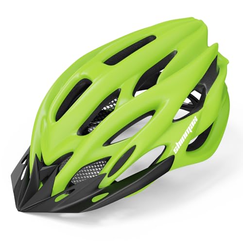 Shinmax Fahrradhelm Herren Damen Fahrradhelm mit Licht Fahrrad Helm mit Visier Helm Fahrrad Superleicht Einstellbare MTB Erwachsenen mit Aufbewahrungstasche (Grün) Shinmax Fahrradhelm Herren Damen Fahrradhelm mit Licht Fahrrad Helm mit Visier Helm Fahrrad Superleicht Einstellbare MTB Erwachsenen mit Aufbewahrungstasche (Grün) von Shinmax