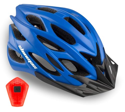 Shinmax Fahrradhelm Herren Fahrradhelm Damen Fahrradhelm mit Visier Abnehmbarer Fahrradhelm mit Licht MTB Fahrrad Helm Erwachsenen Unisex Mountainbike Helm Radhelm Rennradhelm 57-62cm Shinmax Fahrradhelm Herren Fahrradhelm Damen Fahrradhelm mit Visier Abnehmbarer Fahrradhelm mit Licht MTB Fahrrad Helm Erwachsenen Unisex Mountainbike Helm Radhelm Rennradhelm 57-62cm von Shinmax