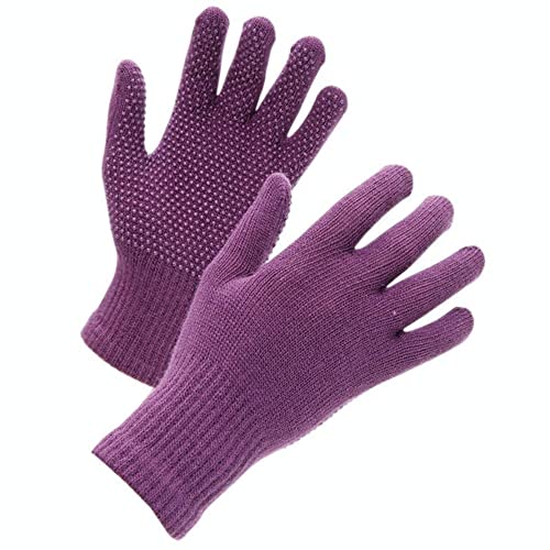 Shires Equestrian Kind Handschuhe,violett,One Size von Shires