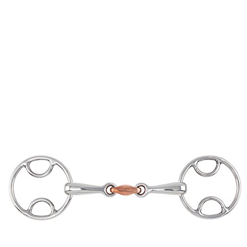 Shires Loop Ring Copper Lozenge Snaffle 4 1/2" von Shires