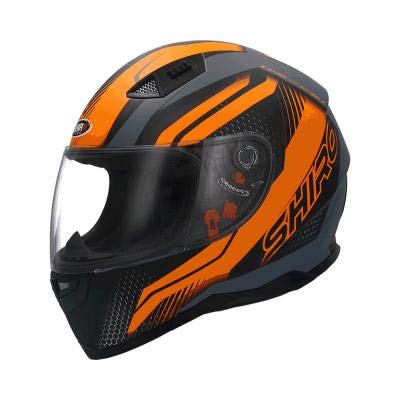 Shiro 807048 SH881 INT NG MAT/NAR TXS Helm, Rot, XS von Shiro