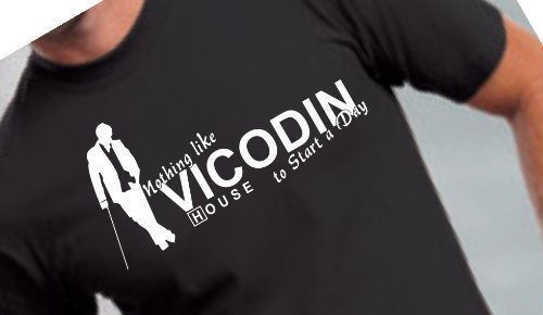 Dr House Kult Nothing Like Vicodin to Start a Day T-Shirt S-XXL, Schwarz, L Dr House Kult Nothing Like Vicodin to Start a Day T-Shirt S-XXL, Schwarz, L von Shirt-Instyle