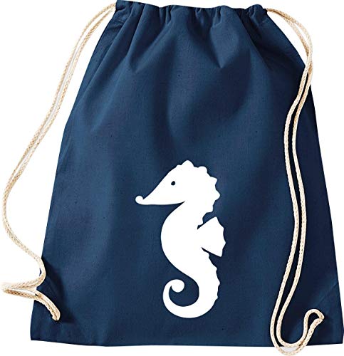 ShirtInStyle Gym Sack Turnbeutel Sailing Motive Seepferdchen, Heimat, Urlaub, Segeln, Wassersport, Farbe Blau ShirtInStyle Gym Sack Turnbeutel Sailing Motive Seepferdchen, Heimat, Urlaub, Segeln, Wassersport, Farbe Blau von ShirtInStyle