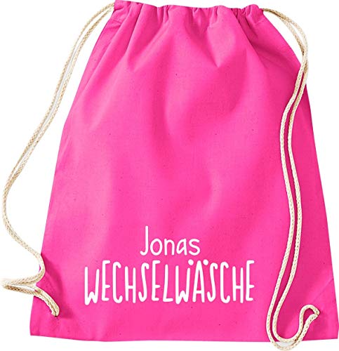 ShirtInStyle Turnbeutel, Wechselwäsche mit Wunschnamen, Kita, Hort, Schule, Freizeit, Farbe pink ShirtInStyle Turnbeutel, Wechselwäsche mit Wunschnamen, Kita, Hort, Schule, Freizeit, Farbe pink von ShirtInStyle