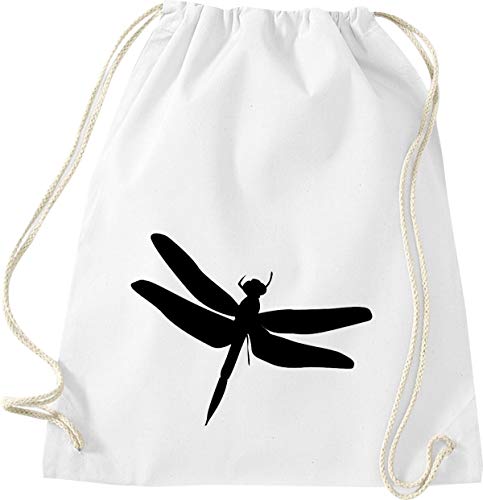 ShirtInStyle Turnbeutel Tiere Libelle Farbe Weiss ShirtInStyle Turnbeutel Tiere Libelle Farbe Weiss von ShirtInStyle