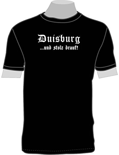 Duisburg .und stolz Drauf!, T-Shirt; schwarz; Unisex; Gr. XL Duisburg .und stolz Drauf!, T-Shirt; schwarz; Unisex; Gr. XL von ShirtShop-Saar