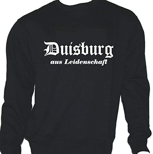 Duisburg aus Leidenschaft; Städte Sweatshirt schwarz, Gr. XL Duisburg aus Leidenschaft; Städte Sweatshirt schwarz, Gr. XL von ShirtShop-Saar