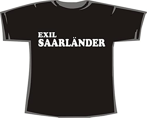 Exil Saarländer; T-Shirt schwarz, Gr. XXL Exil Saarländer; T-Shirt schwarz, Gr. XXL von ShirtShop-Saar