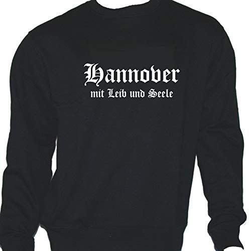 Hannover mit Leib und Seele; Städte Sweatshirt schwarz, Gr. XXXL Hannover mit Leib und Seele; Städte Sweatshirt schwarz, Gr. XXXL von ShirtShop-Saar