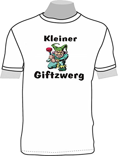 Kleiner Giftzwerg; Kinder T-Shirt weiß, Gr. 1-2 Kleiner Giftzwerg; Kinder T-Shirt weiß, Gr. 1-2 von ShirtShop-Saar