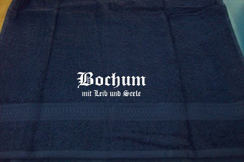ShirtShop-Saar Bochum - mit Leib und Seele; Familie Badetuch, dunkelblau ShirtShop-Saar Bochum - mit Leib und Seele; Familie Badetuch, dunkelblau von ShirtShop-Saar