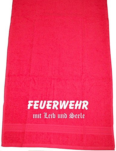 ShirtShop-Saar Feuerwehr Mit Leib und Seele; Handtuch rot ShirtShop-Saar Feuerwehr Mit Leib und Seele; Handtuch rot von ShirtShop-Saar