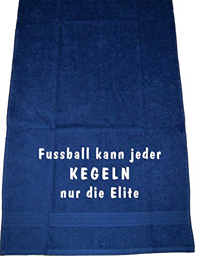 ShirtShop-Saar Fußball kann jeder, Kegeln nur die Elite; Handtuch Sport, dunkelblau ShirtShop-Saar Fußball kann jeder, Kegeln nur die Elite; Handtuch Sport, dunkelblau von ShirtShop-Saar