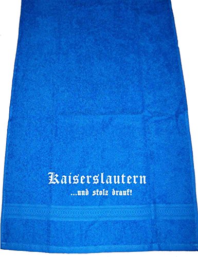 ShirtShop-Saar Kaiserslautern ...und stolz Drauf!; Handtuch Royalblau ShirtShop-Saar Kaiserslautern ...und stolz Drauf!; Handtuch Royalblau von ShirtShop-Saar