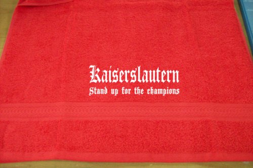 ShirtShop-Saar Kaiserslautern - Stand up for The Champions; Städte Handtuch, rot ShirtShop-Saar Kaiserslautern - Stand up for The Champions; Städte Handtuch, rot von ShirtShop-Saar