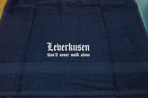 ShirtShop-Saar Leverkusen - You'll Never Walk Alone; Badetuch, dunkelblau ShirtShop-Saar Leverkusen - You'll Never Walk Alone; Badetuch, dunkelblau von ShirtShop-Saar