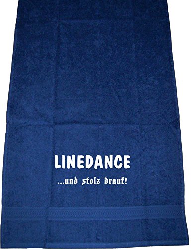 ShirtShop-Saar Linedance ...und stolz Drauf; Handtuch dunkelblau ShirtShop-Saar Linedance ...und stolz Drauf; Handtuch dunkelblau von ShirtShop-Saar