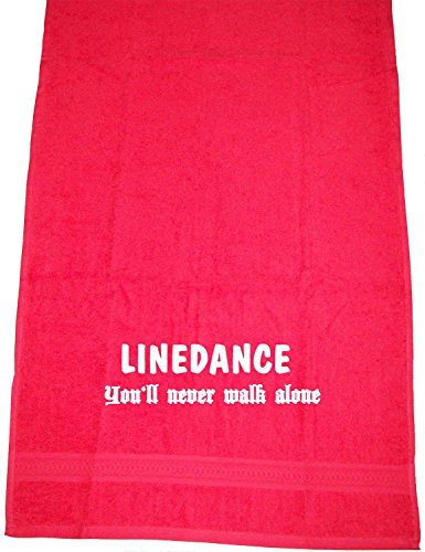 ShirtShop-Saar Linedance You'll Never Walk Alone; Handtuch rot ShirtShop-Saar Linedance You'll Never Walk Alone; Handtuch rot von ShirtShop-Saar