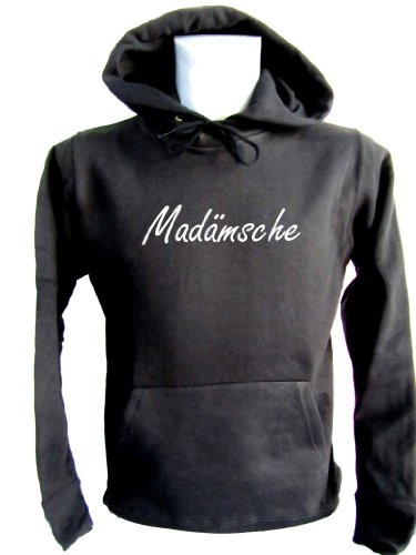 ShirtShop-Saar Madämsche; Saarland Kapuzen-Pulli schwarz, Gr. L von ShirtShop-Saar