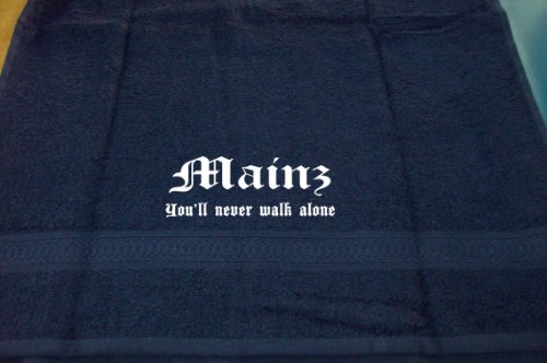 ShirtShop-Saar Mainz - You'll Never Walk Alone; Badetuch, dunkelblau ShirtShop-Saar Mainz - You'll Never Walk Alone; Badetuch, dunkelblau von ShirtShop-Saar