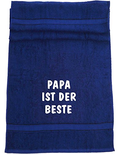 ShirtShop-Saar Papa ist der Beste; Badetuch, dunkelblau ShirtShop-Saar Papa ist der Beste; Badetuch, dunkelblau von ShirtShop-Saar