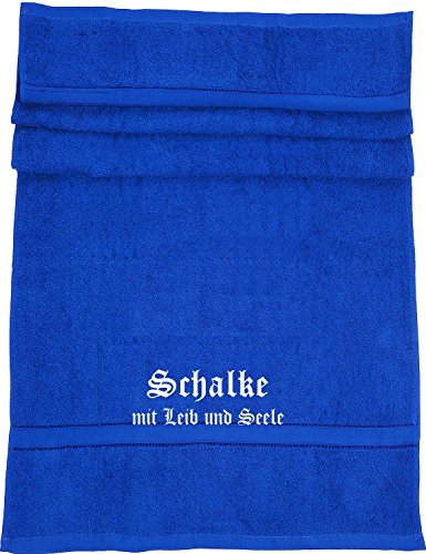ShirtShop-Saar Schalke - mit Leib und Seele; Familie Badetuch, Royalblau ShirtShop-Saar Schalke - mit Leib und Seele; Familie Badetuch, Royalblau von ShirtShop-Saar