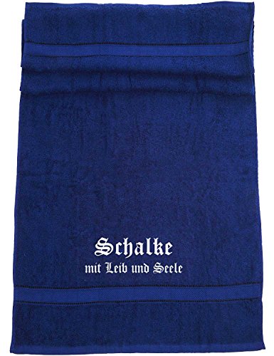 ShirtShop-Saar Schalke - mit Leib und Seele; Familie Badetuch, dunkelblau ShirtShop-Saar Schalke - mit Leib und Seele; Familie Badetuch, dunkelblau von ShirtShop-Saar