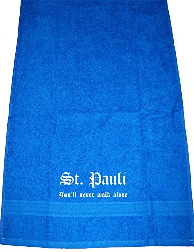 ShirtShop-Saar St. Pauli - You'll Never Walk Alone; Handtuch, Royalblau ShirtShop-Saar St. Pauli - You'll Never Walk Alone; Handtuch, Royalblau von ShirtShop-Saar
