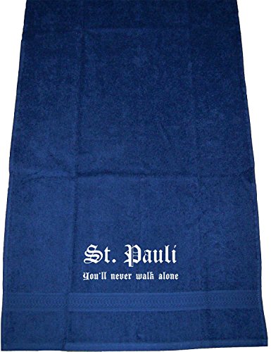 ShirtShop-Saar St. Pauli - You'll Never Walk Alone; Handtuch, dunkelblau ShirtShop-Saar St. Pauli - You'll Never Walk Alone; Handtuch, dunkelblau von ShirtShop-Saar