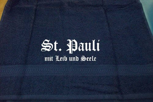 ShirtShop-Saar St. Pauli mit Leib und Seele; Städte Handtuch, dunkelblau ShirtShop-Saar St. Pauli mit Leib und Seele; Städte Handtuch, dunkelblau von ShirtShop-Saar