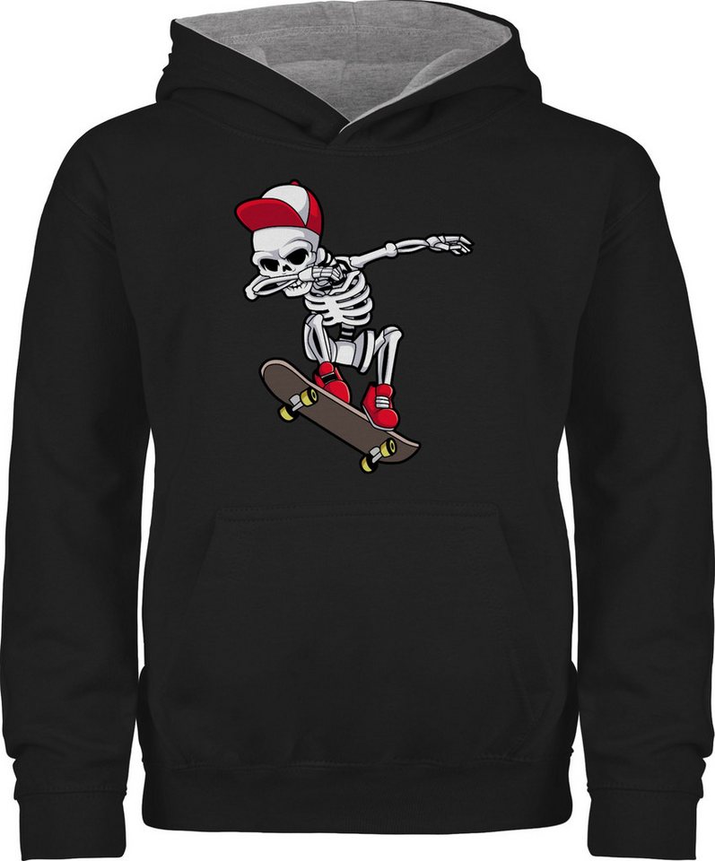 Shirtracer Hoodie Dabbing Skelett Skateboard, Dab Skelett Skater Cool Skelett Shirtracer Hoodie Dabbing Skelett Skateboard, Dab Skelett Skater Cool Skelett von Shirtracer