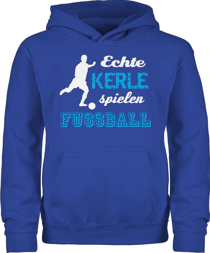 Shirtracer Hoodie Echte Kerle spielen Fußball Kinder Sport Kleidung Shirtracer Hoodie Echte Kerle spielen Fußball Kinder Sport Kleidung von Shirtracer