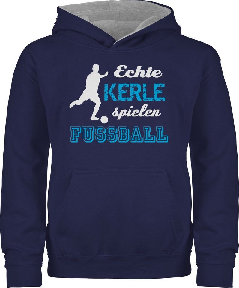Shirtracer Hoodie Echte Kerle spielen Fußball Kinder Sport Kleidung Shirtracer Hoodie Echte Kerle spielen Fußball Kinder Sport Kleidung von Shirtracer