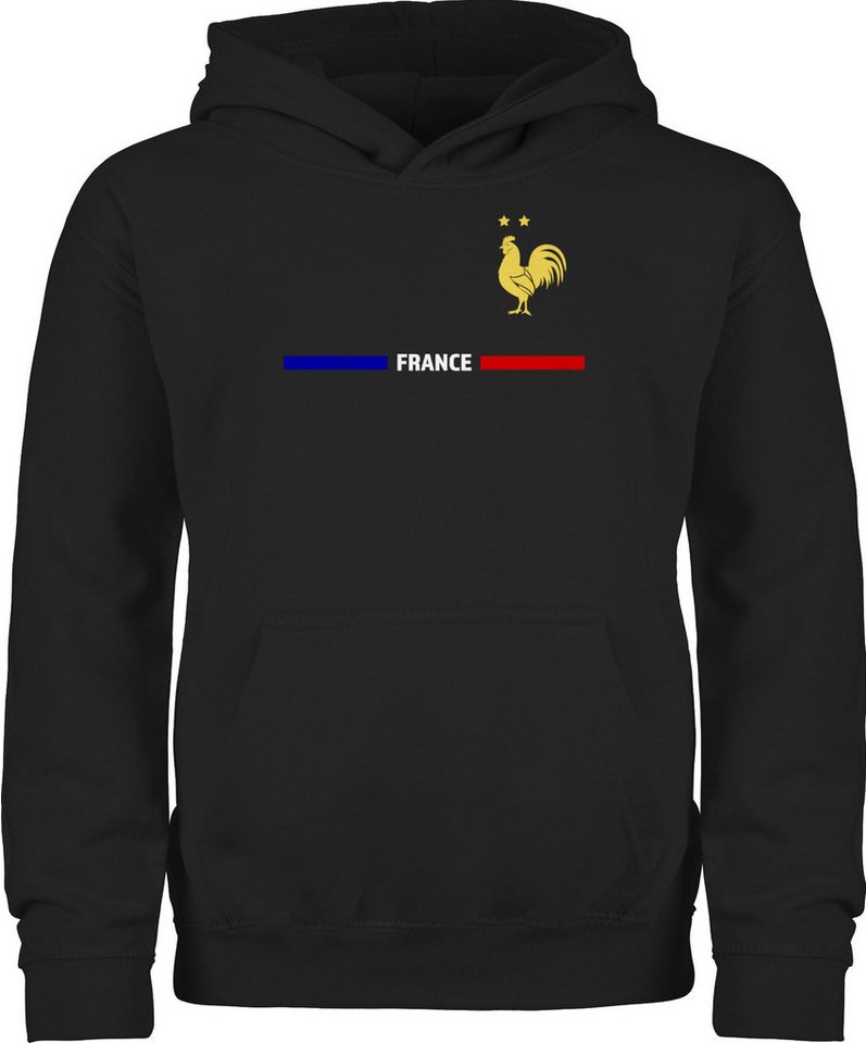 Shirtracer Hoodie Frankreich Trikot Wappen, France mit Stolz, Französisches Fan-Motiv 2024 Fussball EM Fanartikel Shirtracer Hoodie Frankreich Trikot Wappen, France mit Stolz, Französisches Fan-Motiv 2024 Fussball EM Fanartikel von Shirtracer