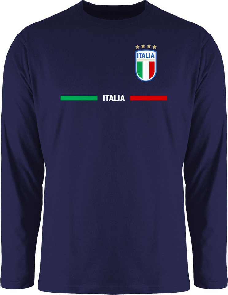 Shirtracer Rundhalsshirt Italien Trikot Wappen, Italia mit Stolz, Italienisches Fan-Motiv 2024 Fussball EM Fanartikel Shirtracer Rundhalsshirt Italien Trikot Wappen, Italia mit Stolz, Italienisches Fan-Motiv 2024 Fussball EM Fanartikel von Shirtracer