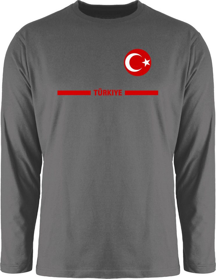 Shirtracer Rundhalsshirt Türkei Trikot Wappen, Türkiye mit Stolz, Türkisches Fan-Motiv 2026 Fussball WM Fanartikel Shirtracer Rundhalsshirt Türkei Trikot Wappen, Türkiye mit Stolz, Türkisches Fan-Motiv 2026 Fussball WM Fanartikel von Shirtracer