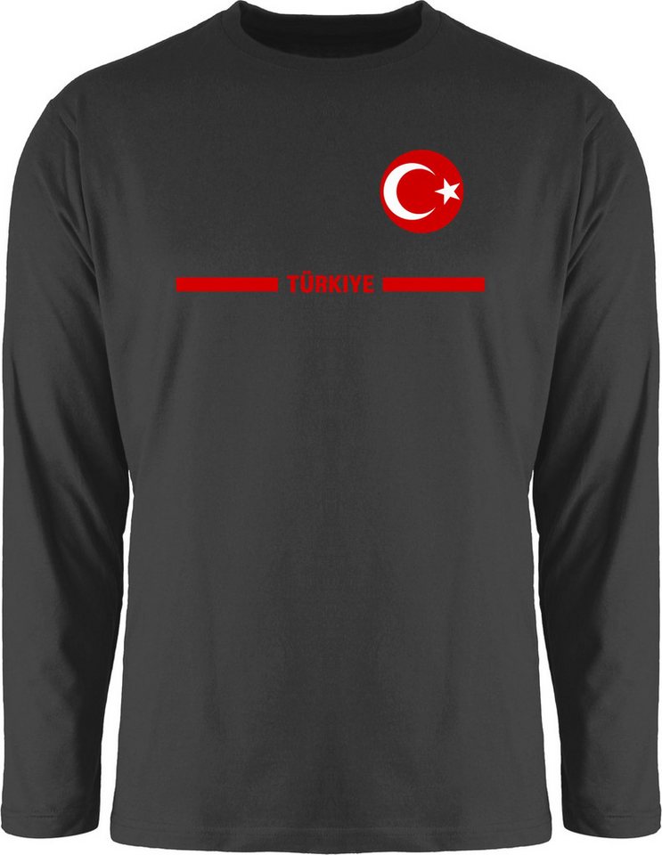 Shirtracer Rundhalsshirt Türkei Trikot Wappen, Türkiye mit Stolz, Türkisches Fan-Motiv 2026 Fussball WM Fanartikel Shirtracer Rundhalsshirt Türkei Trikot Wappen, Türkiye mit Stolz, Türkisches Fan-Motiv 2026 Fussball WM Fanartikel von Shirtracer