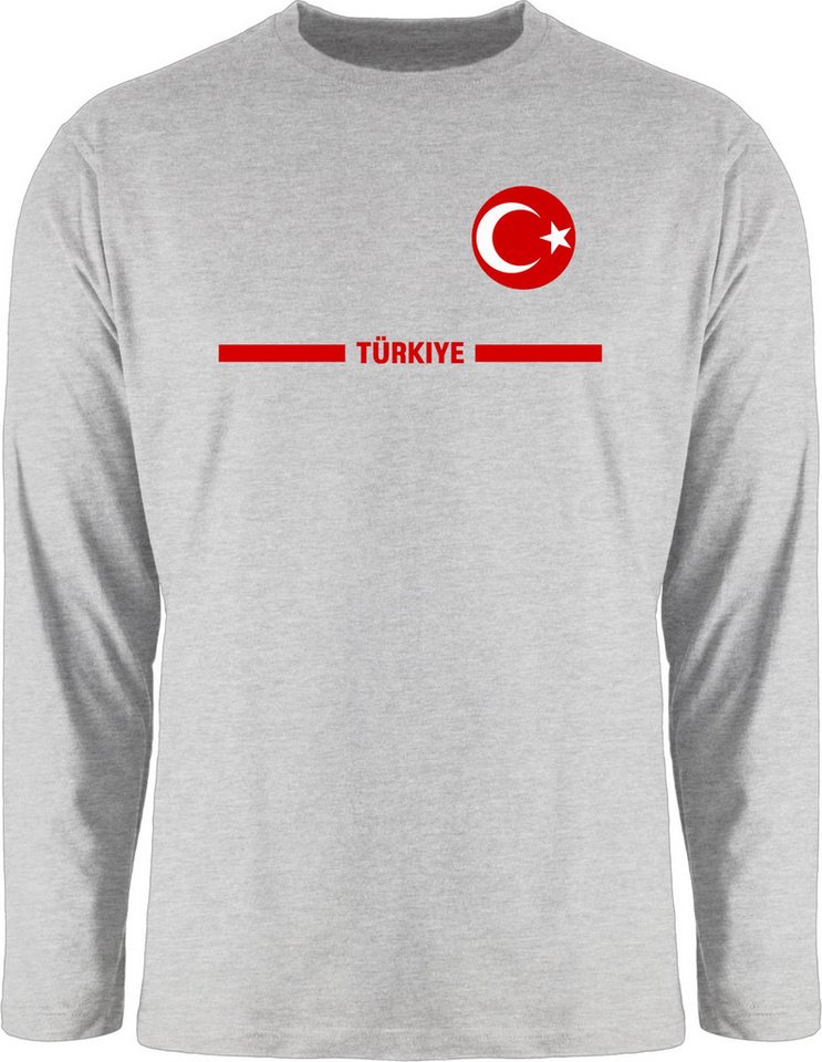 Shirtracer Rundhalsshirt Türkei Trikot Wappen, Türkiye mit Stolz, Türkisches Fan-Motiv 2026 Fussball WM Fanartikel Shirtracer Rundhalsshirt Türkei Trikot Wappen, Türkiye mit Stolz, Türkisches Fan-Motiv 2026 Fussball WM Fanartikel von Shirtracer