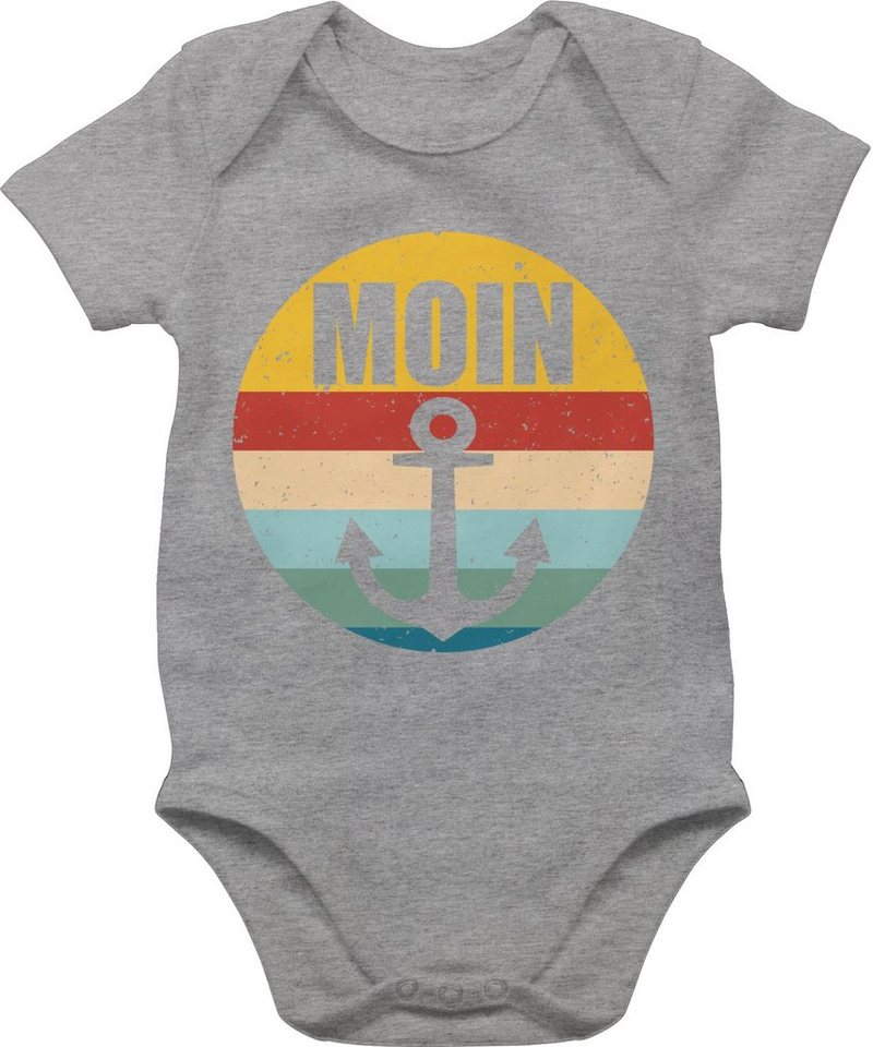 Shirtracer Shirtbody Moin mit Anker retro Sport & Bewegung Baby Shirtracer Shirtbody Moin mit Anker retro Sport & Bewegung Baby von Shirtracer