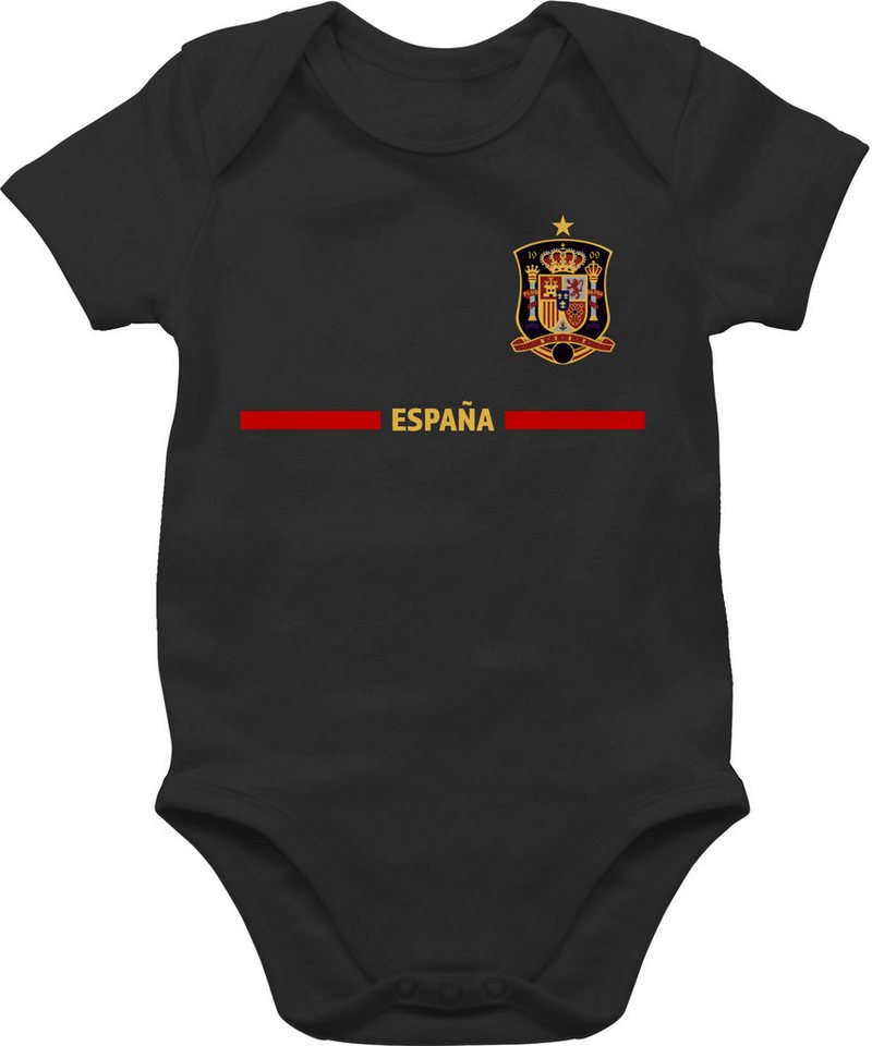 Shirtracer Shirtbody Spanisches Trikot Wappen, España mit Stolz, Spanien Fan-Motiv 2026 Fussball WM Fanartikel Baby Shirtracer Shirtbody Spanisches Trikot Wappen, España mit Stolz, Spanien Fan-Motiv 2026 Fussball WM Fanartikel Baby von Shirtracer