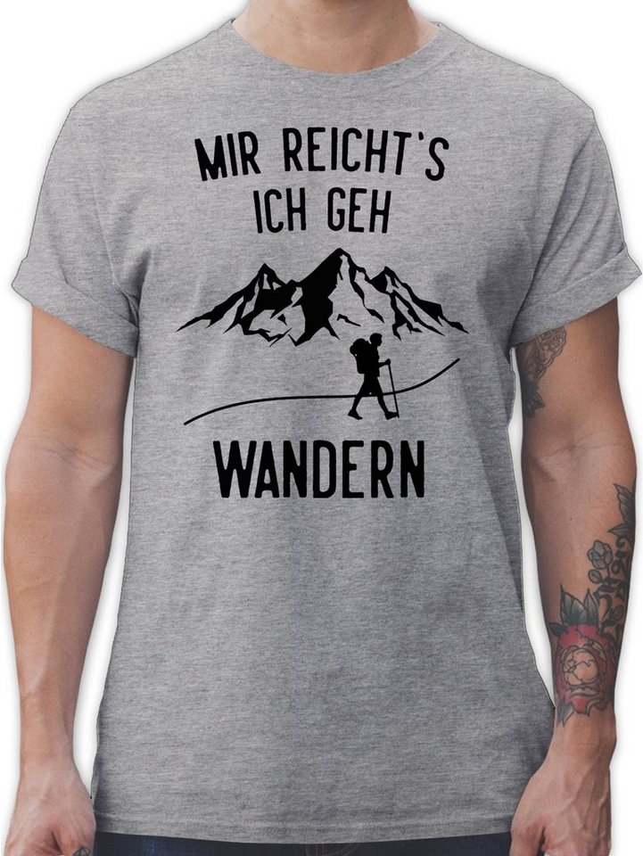 Shirtracer T-Shirt MIr reichts ich geh wandern Berge Wandern Laufen Joggen Zubehör Shirtracer T-Shirt MIr reichts ich geh wandern Berge Wandern Laufen Joggen Zubehör von Shirtracer