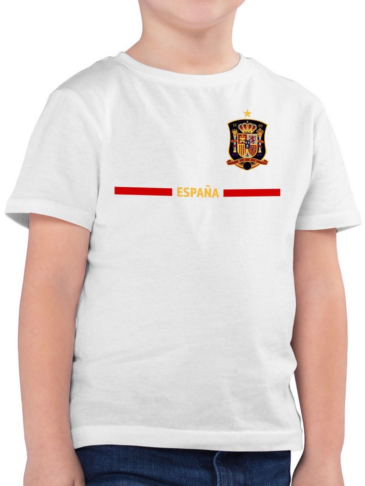 Shirtracer T-Shirt Spanisches Trikot Wappen, España mit Stolz, Spanien Fan-Motiv (1-tlg) 2024 Fussball EM Fanartikel von Shirtracer