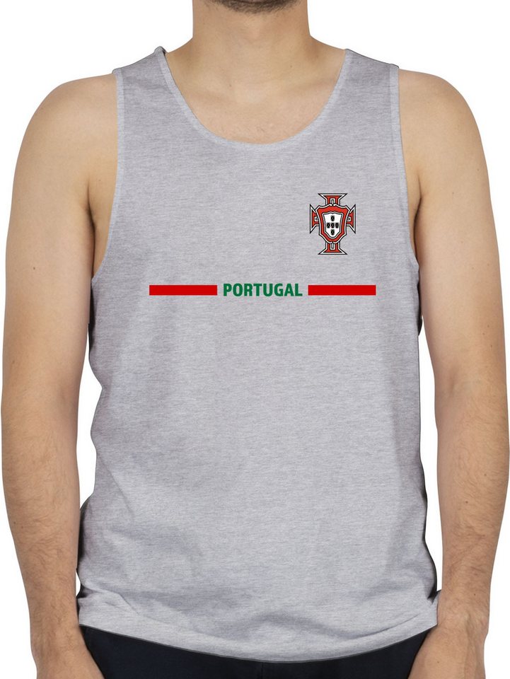 Shirtracer Tanktop Portugal Trikot Wappen, Portugiesisches Fan-Motiv 2024 Fussball EM Fanartikel von Shirtracer