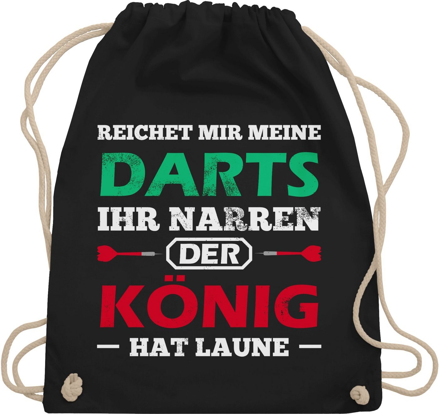 Shirtracer Turnbeutel Dart König Spruch I Dart Geschenk I Geschenk für Dartspieler, Sport Zubehör Shirtracer Turnbeutel Dart König Spruch I Dart Geschenk I Geschenk für Dartspieler, Sport Zubehör von Shirtracer