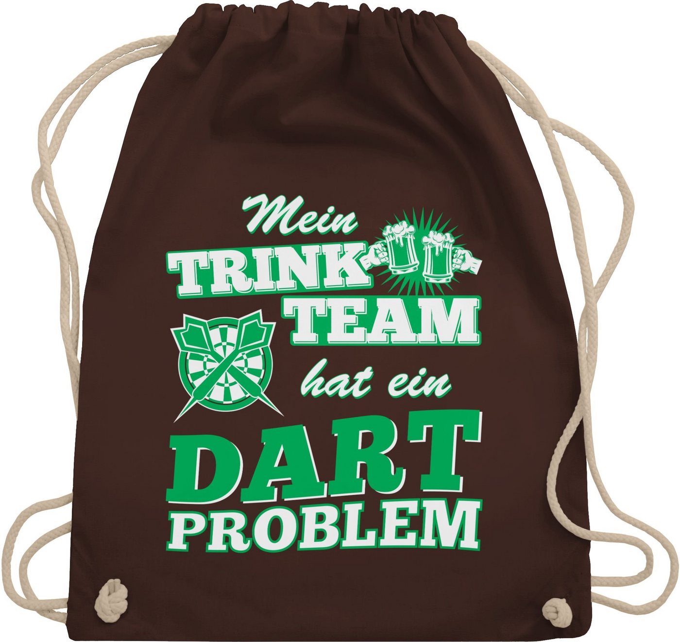 Shirtracer Turnbeutel Mein Trink Team hat ein Dart Problem I Dart Geschenk, Sport Zubehör Shirtracer Turnbeutel Mein Trink Team hat ein Dart Problem I Dart Geschenk, Sport Zubehör von Shirtracer