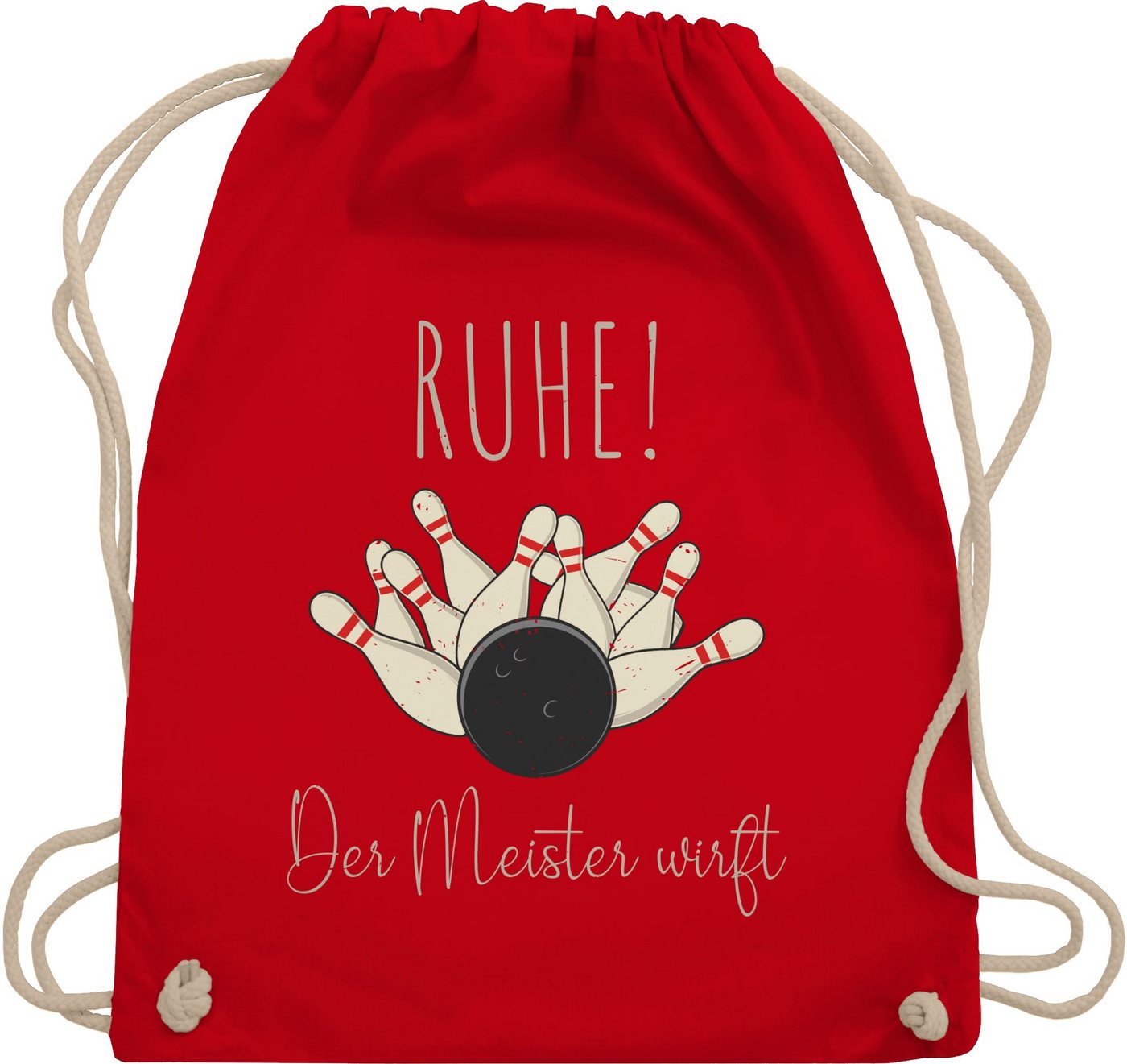 Shirtracer Turnbeutel Ruhe Der Meister wirft - Bowling Bowlingkugel Bowler Geschenk, Bowling Shirtracer Turnbeutel Ruhe Der Meister wirft - Bowling Bowlingkugel Bowler Geschenk, Bowling von Shirtracer