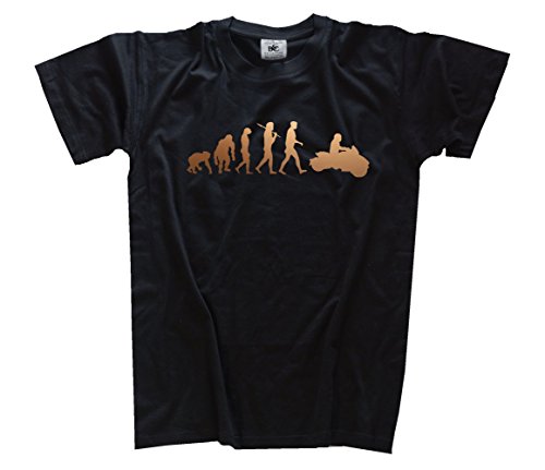 Shirtzshop Bronze Edition Can Am Spider Motorrad Bike Evolution T-Shirt, Schwarz, XL von Shirtzshop