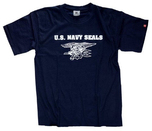 Shirtzshop Erwachsene T-Shirt Original Seals II, Navy, L, ss-shop-seals2-t von Shirtzshop