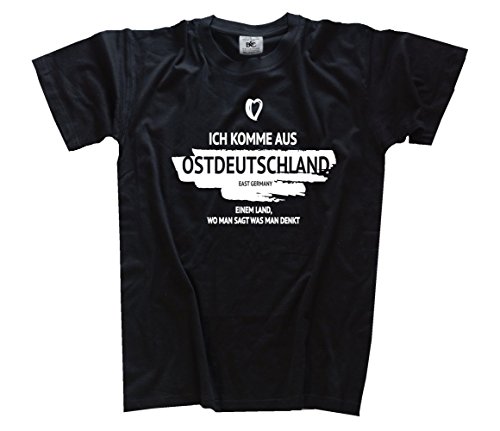 Shirtzshop Herren ICH KOMME AUS OSTDEUTSCHLAND-EINEM Land WO Man SAGT was Man Denkt T-Shirt Schwarz XXXL Shirtzshop Herren ICH KOMME AUS OSTDEUTSCHLAND-EINEM Land WO Man SAGT was Man Denkt T-Shirt Schwarz XXXL von Shirtzshop