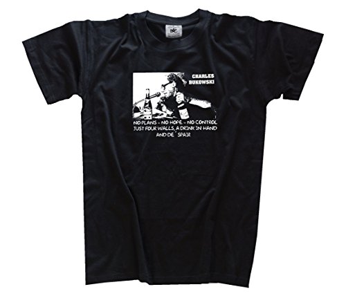 Shirtzshop T-Shirt Charles Bukowski-Zitat I, Schwarz, M Shirtzshop T-Shirt Charles Bukowski-Zitat I, Schwarz, M von Shirtzshop